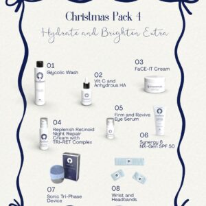 Intradermology Christmas Pack 4, Hydrate and Brighten Extra